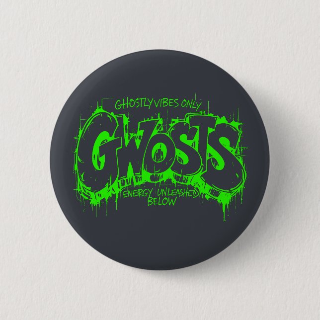 Gwosts Graffiti Slime Pin (Front)