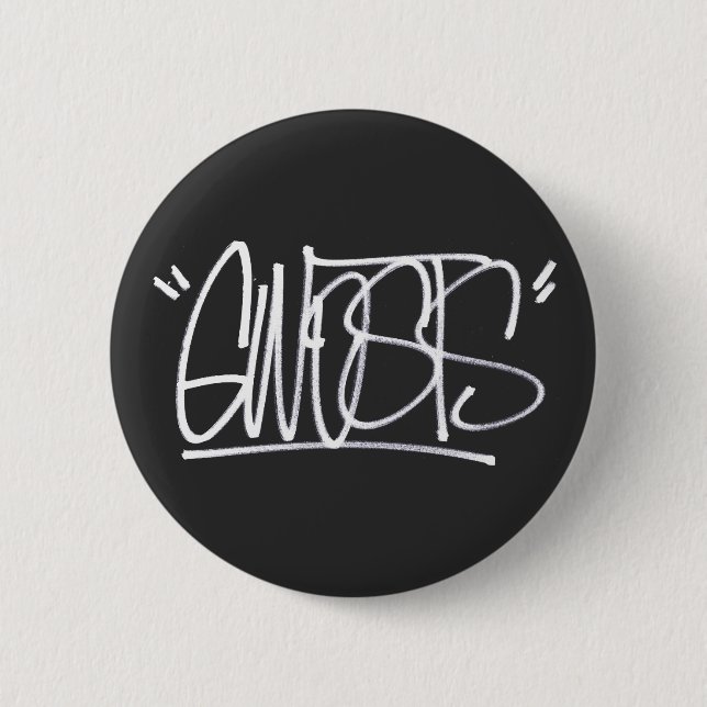 Gwosts Scribble Tag Pin (Front)