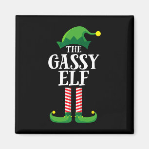 Gy Elf Matching Family Group Christmas Party  Magnet
