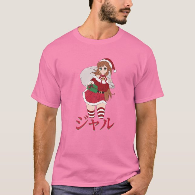 Gyaru - Anime Christmas - Manga Japanese Otaku Aes T-Shirt (Front)