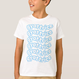 @gyattrice Logo Pastel Blue Kid’s T-Shirt