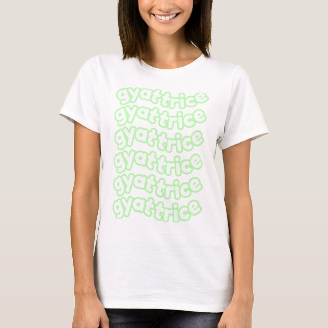 @gyattrice Logo Pastel Green Women’s T-Shirt (Front)