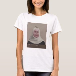 Gyða mid screawan ('Gyða with a shrew') T-Shirt
