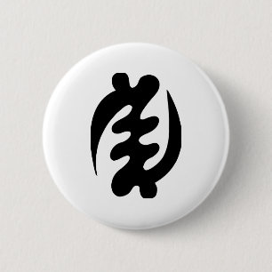 Gye Nyame 6 Cm Round Badge