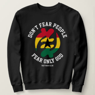 Gye Nyame Adinkra FEAR ONLY GOD Christian Ghana Sweatshirt