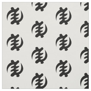 Gye Nyame   God is Supreme Adinkra Symbol Fabric