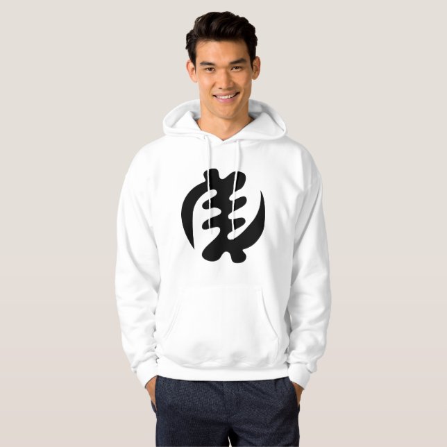 Gye Nyame | God is Supreme Adinkra Symbol Hoodie (Front Full)