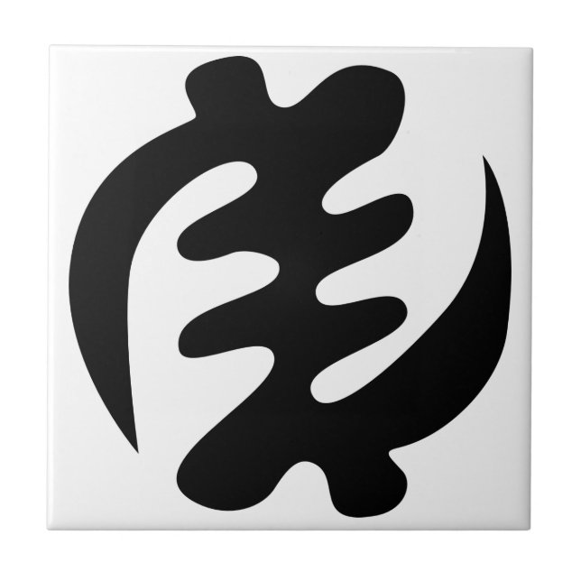 Gye Nyame | God is Supreme Adinkra Symbol Tile (Front)