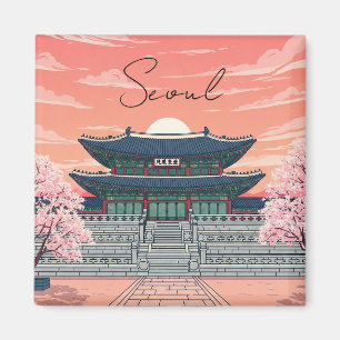 Gyeongbokgung in Seoul South Korea Magnet