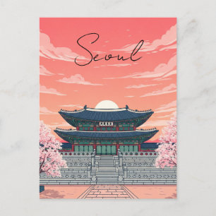 Gyeongbokgung in Seoul South Korea Postcard