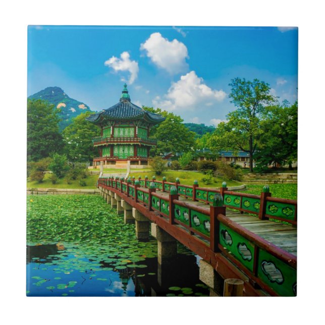 Gyeongbokgung Palace, South Korea Tile (Front)