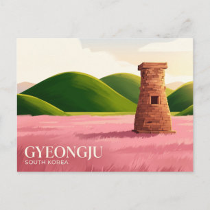Gyeongju Historic Areas South Korea Postcard