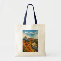 Gyeongju South Korea Illustration Travel Art