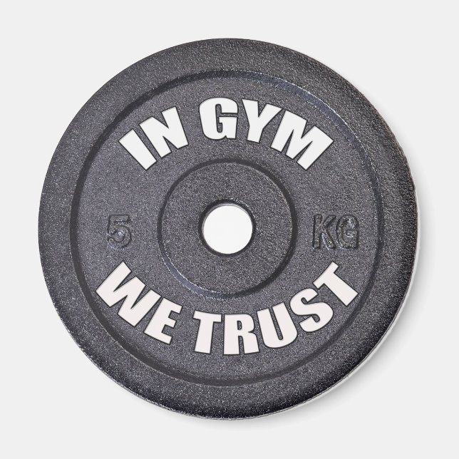Gym Addict Funny Magnet (Front)