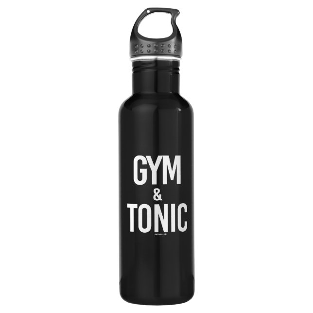 Gym and Tonic -   - Gym Humour -.png 710 Ml Water Bottle (Front)