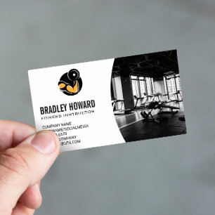 Gym Background Training Logo Business Card