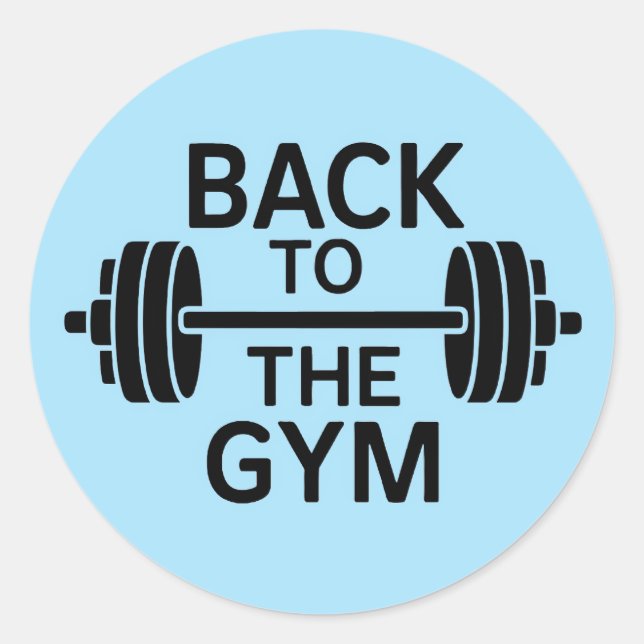 Gym Barbell Sticker (Front)