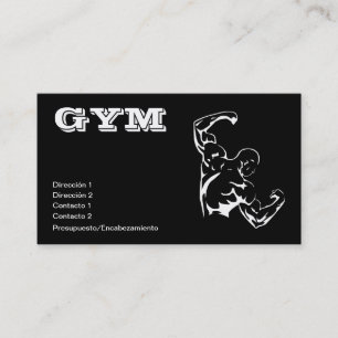 GYM Bodybuilding Business Card