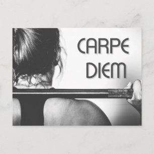 Gym Bodybuilding Fitness Motivational Postcard