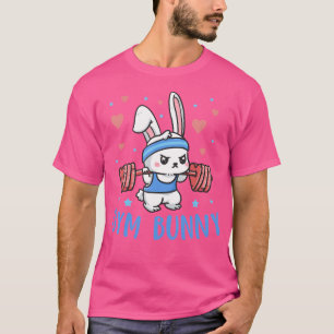 Gym Bunny Hearts Barbell Funny Workout Clothes Lif T-Shirt