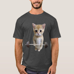 Gym Cat Deadlift T-Shirt