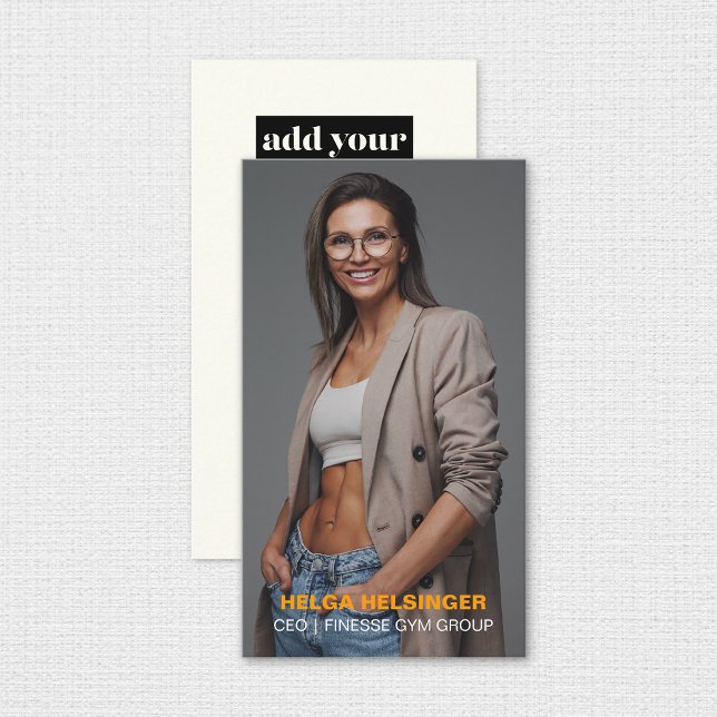 Gym CEO Manager Coach Personal Trainer Business Card (Creator Uploaded)