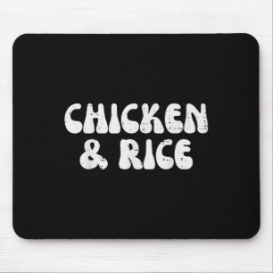 Gym Chicken And Rice Funny Workout Diet Fitness Me Mouse Pad