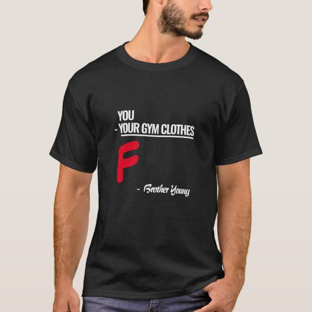 Gym Class Fail - Dark Colours T-Shirt (Front)