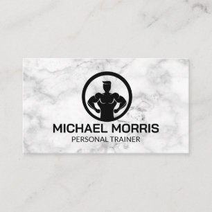 Gym Coach Personal Trainer Business Card