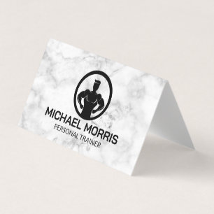 Gym Coach Personal Trainer Business Card