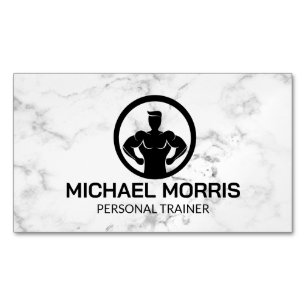 Gym Coach Personal Trainer Magnetic Business Card