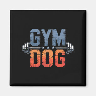 Gym Dog Meaning Gym Dog Costume Weight Lifting Gym Magnet