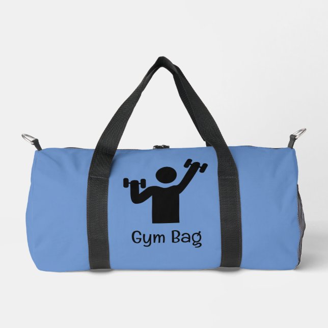 Gym Exercise Fitness Design Duffel Bag (Front)