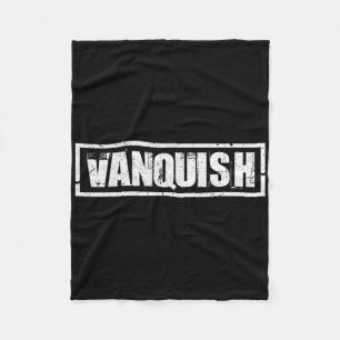 Gym Fitness Bodybuilding Workout Gifts Vanquish Gy Fleece Blanket
