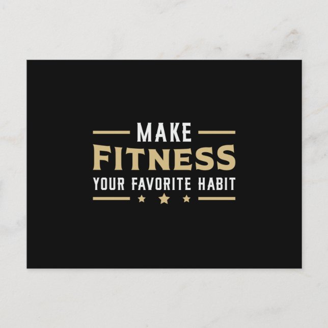 Gym Fitness Dance Workout Sport Dancing Gift Idea Postcard (Front)