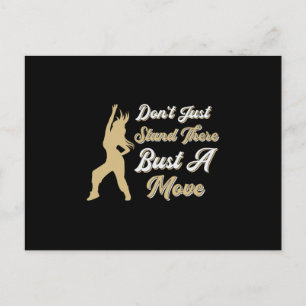 Gym Fitness Dancing Workout Dance Sport Gift Idea Postcard