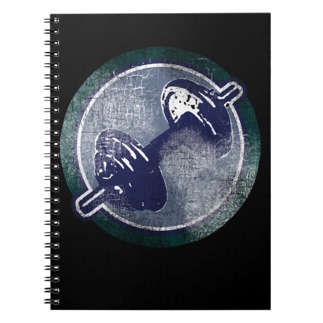 GYM fitness weight Spiral Notebook (Front)