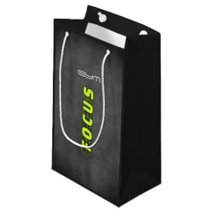 GYM FOCUS Modern Fitness Small Gift Bag