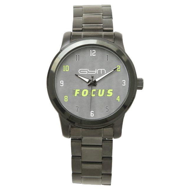 GYM FOCUS Modern Fitness Watch (Front)
