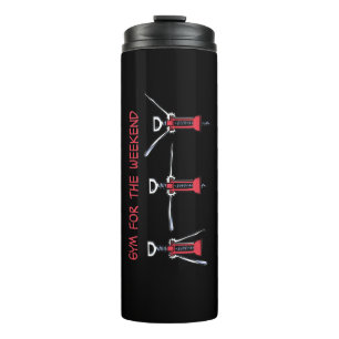Gym for the weekend thermal tumbler