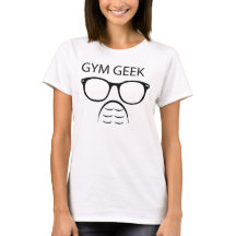 Gym Geek Six Pack Fun Sport Slogan