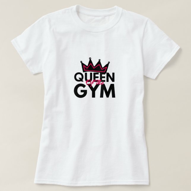 gym girl T-Shirt (Design Front)
