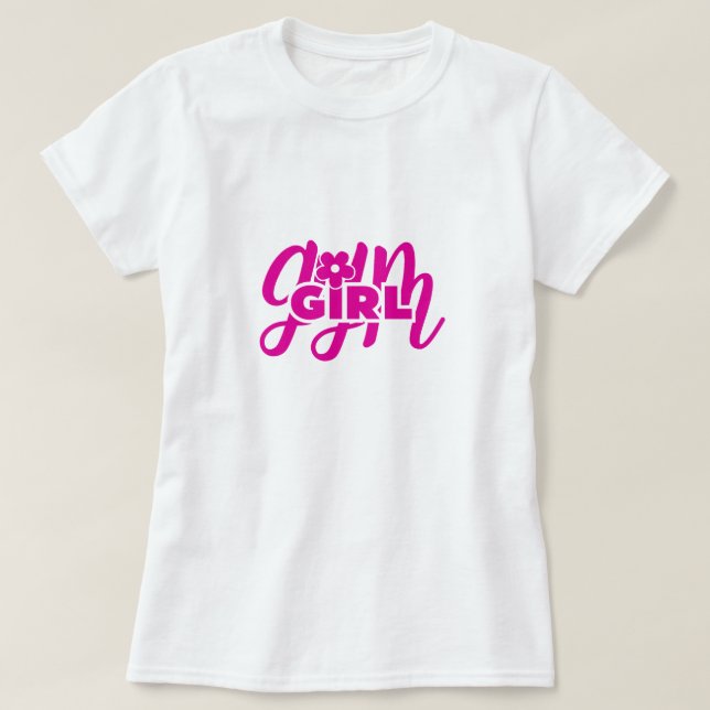 gym girl T-Shirt (Design Front)
