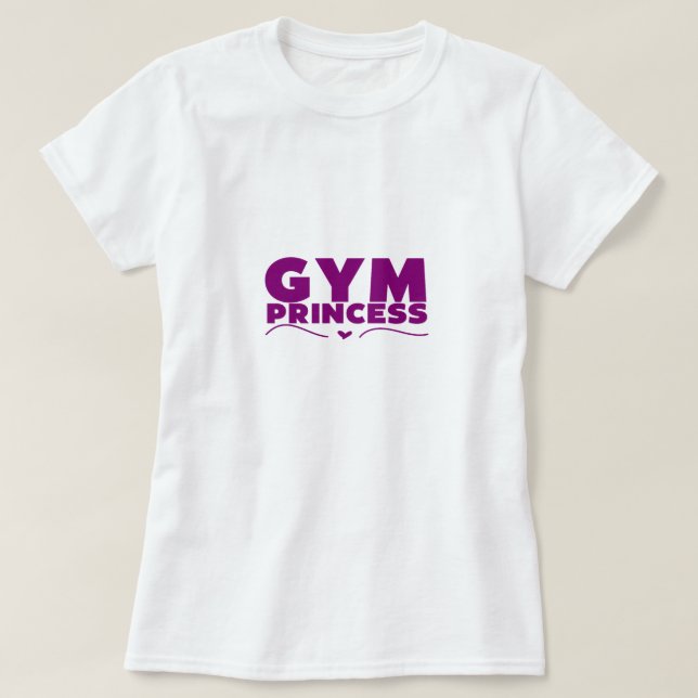 gym girl T-Shirt (Design Front)