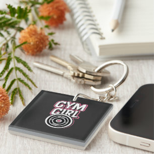 Gym Girl T-Shirt – Strong and Stylish Women’s Work Key Ring