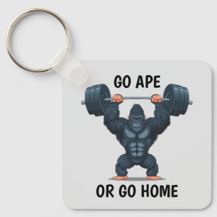 Gym Gorilla  Key Ring