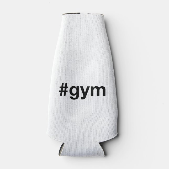 GYM Hashtag Bottle Cooler (Front)