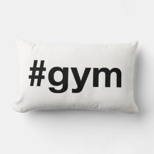 GYM Hashtag Lumbar Cushion