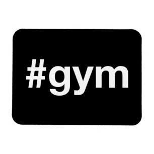 GYM Hashtag Magnet