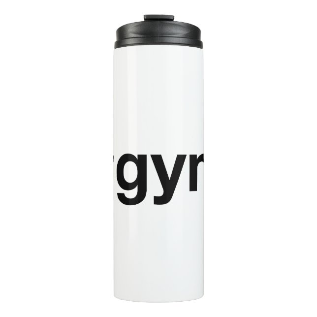 GYM Hashtag Thermal Tumbler (Front)